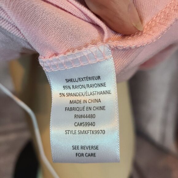 Love, Fire Pink Ruffled Sleeve Knot Front Top Size Medium‎ - Picture 5 of 5